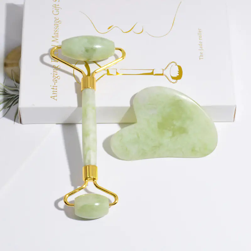 Jade Radiance Roller & Gua Sha Set