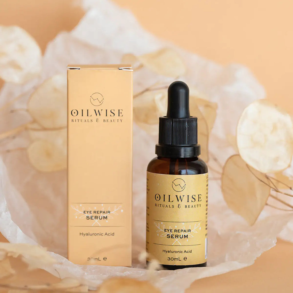 Cold Pressed Sweet Almond Oil & Eye Repair Serum Set — by Oilwise